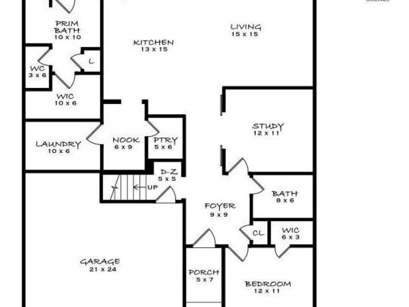 8044 Brookbank Drive, Charlotte, NC 28269.  MLS# CAR4387467, YatesRealty ID 28626. First Floor