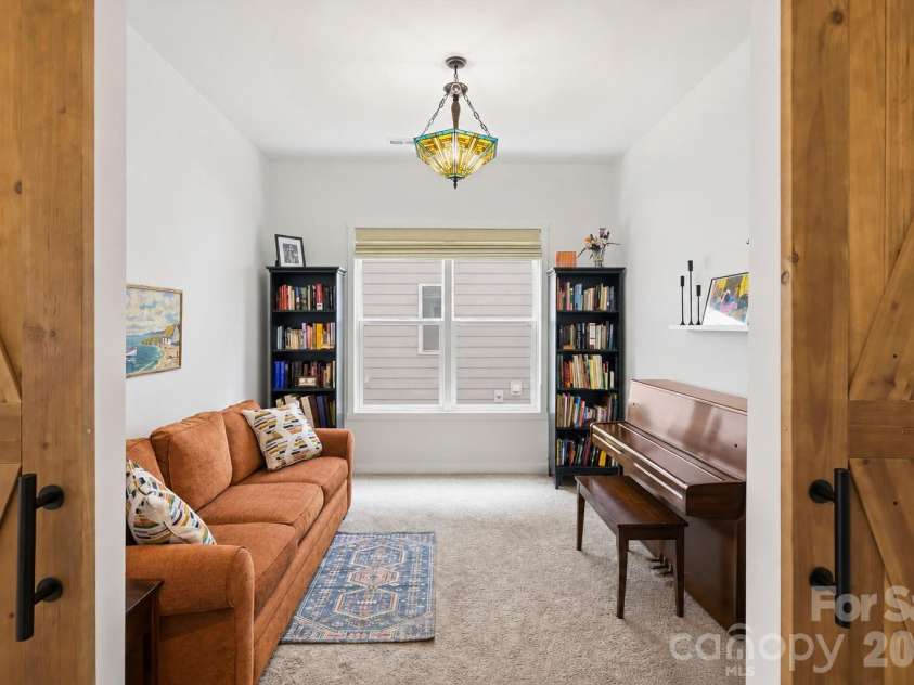 8044 Brookbank Drive, Charlotte, NC 28269.  MLS# CAR4387467, YatesRealty ID 28626. Main Level Study