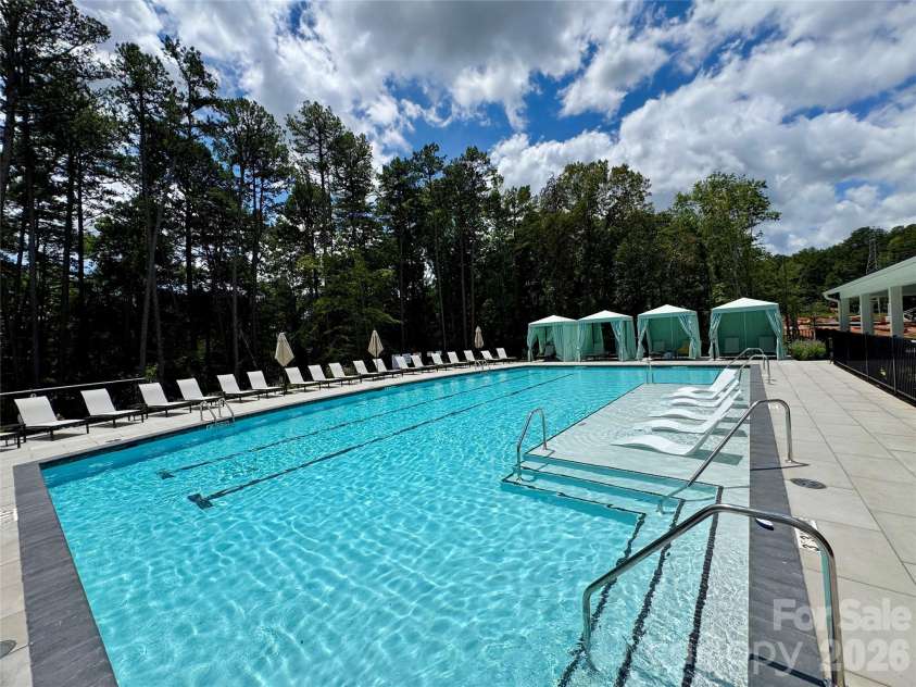 8044 Brookbank Drive, Charlotte, NC 28269.  MLS# CAR4387467, YatesRealty ID 28626. Pool, Hot Tub, Cabanas...