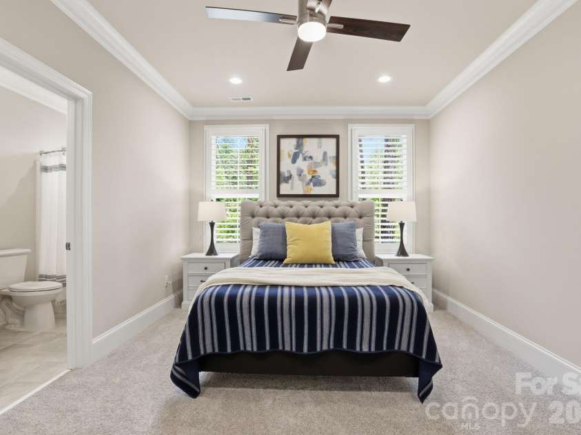 9823 Ardley Park Way, Mint Hill, NC 28227.  MLS# CAR4387355, YatesRealty ID 28629. Bedroom 2 on main level
