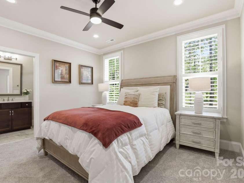 9823 Ardley Park Way, Mint Hill, NC 28227.  MLS# CAR4387355, YatesRealty ID 28629. Bedroom 3 on main level