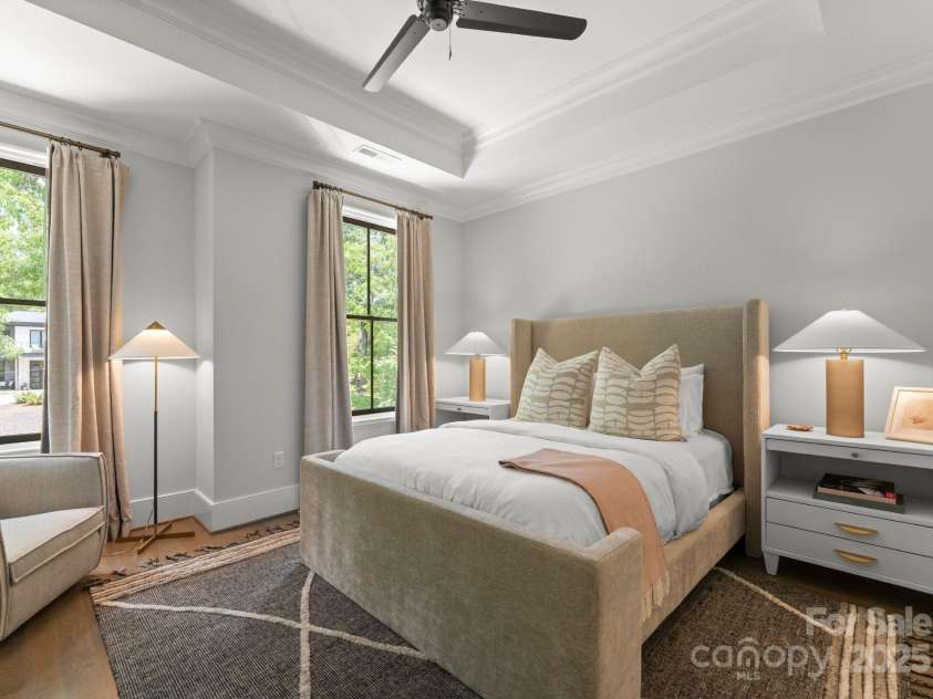 1160 Kings Drive, Charlotte, NC 28207.  MLS# CAR4261290, YatesRealty ID 28630. Bedroom 2