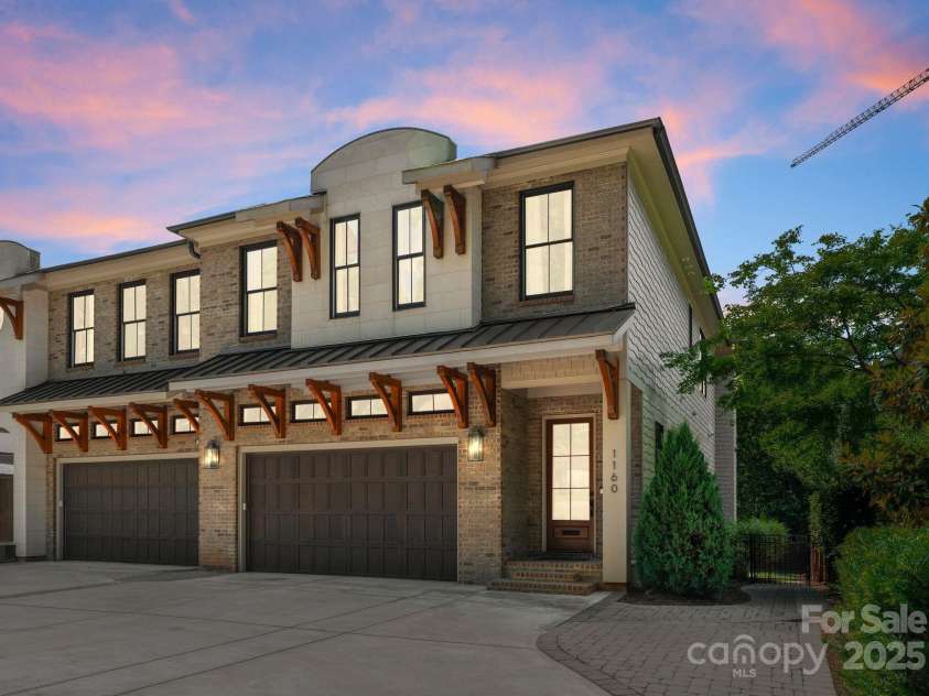 1160 Kings Drive, Charlotte, NC 28207.  MLS# CAR4261290, YatesRealty ID 28630. Front Exterior