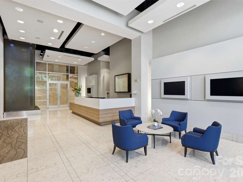 210 Church Street, Charlotte, NC 28202.  MLS# CAR4371008, YatesRealty ID 2865. Lobby