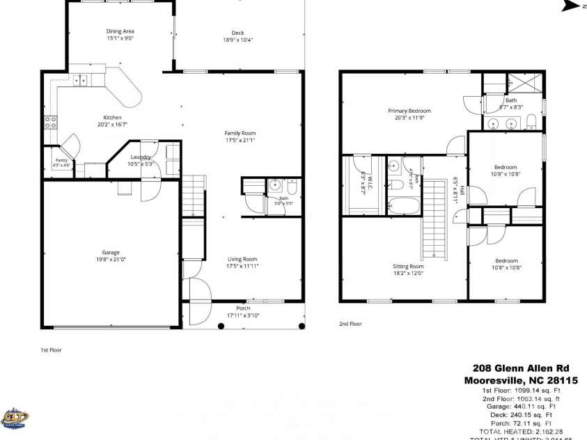 208 Glenn Allen Road, Mooresville, NC 28115.  MLS# CAR4388043, YatesRealty ID 28655. 