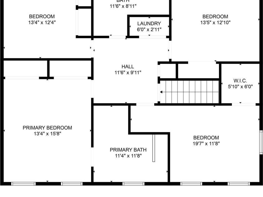 601 Highland Forest Drive, Charlotte, NC 28270.  MLS# CAR4233276, YatesRealty ID 2866. 2nd floor/Floor plan