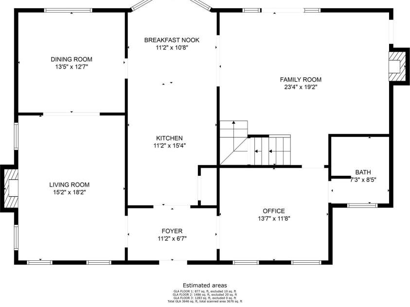 601 Highland Forest Drive, Charlotte, NC 28270.  MLS# CAR4233276, YatesRealty ID 2866. Main/Floor plan
