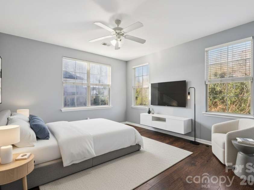 7325 Michaels Landing Drive, Charlotte, NC 28262.  MLS# CAR4330615, YatesRealty ID 28664. Primary Bedroom