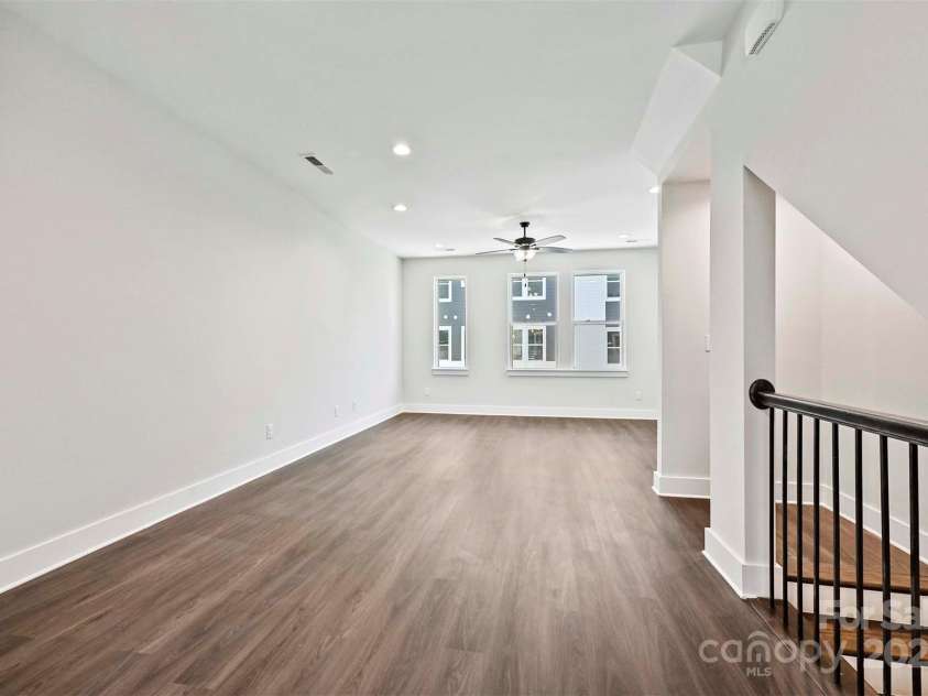 1227 34th Street, Charlotte, NC 28205.  MLS# CAR4211267, YatesRealty ID 28669. Living Room and Dining Room