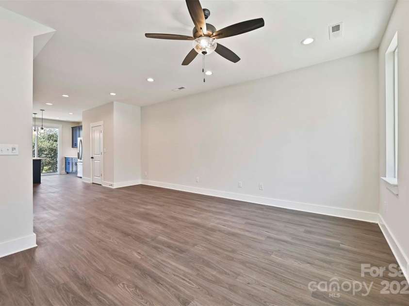 1227 34th Street, Charlotte, NC 28205.  MLS# CAR4211267, YatesRealty ID 28669. Living Room and Dining Room