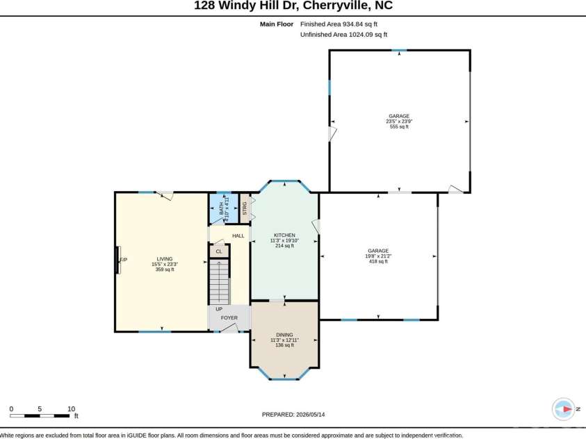 128 Windy Hill Drive, Cherryville, NC 28021.  MLS# CAR4379150, YatesRealty ID 28670. 1st floor