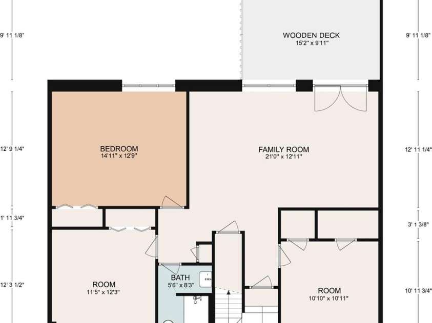 63 Hollybrook Drive, Asheville, NC 28803.  MLS# CAR4383971, YatesRealty ID 28682. Lower level basement floor plan.