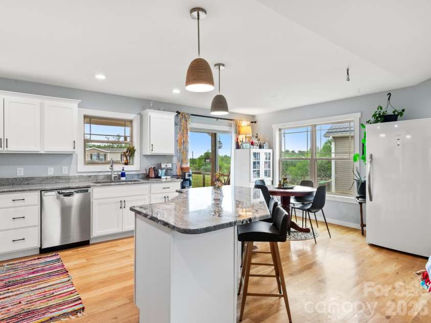 108 Split Rail Drive Extension, Asheville, NC 28806.  MLS# CAR4386131, YatesRealty ID 28688. Another Kitchen View with Granite Top Island