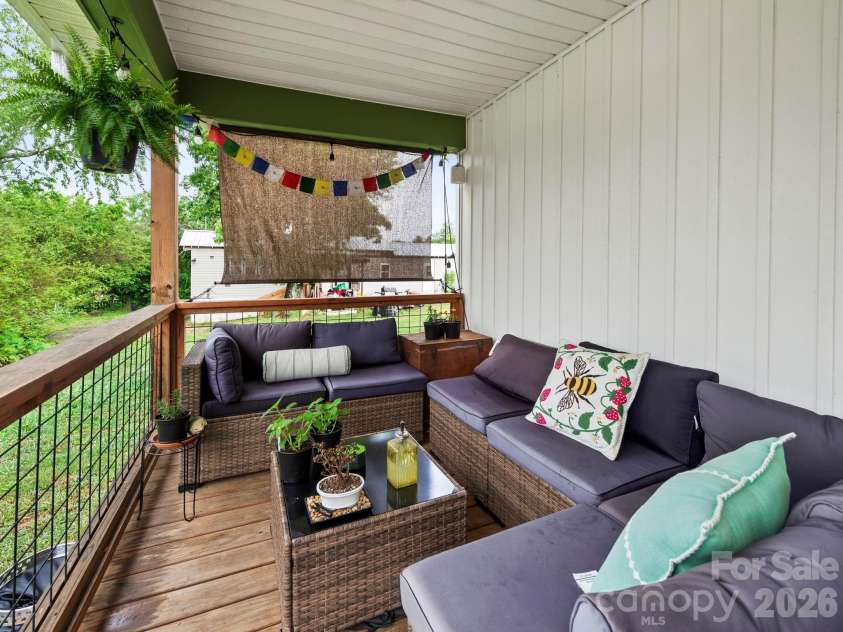 108 Split Rail Drive Extension, Asheville, NC 28806.  MLS# CAR4386131, YatesRealty ID 28688. Rear Deck