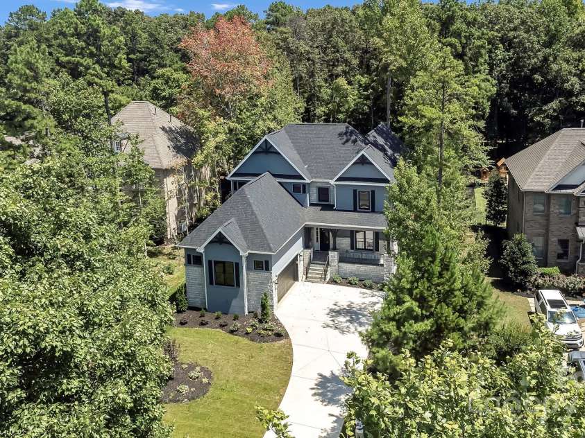 1106 Anniston Place, Indian Trail, NC 28079.  MLS# CAR4163544, YatesRealty ID 2869. Drone Photo Front View