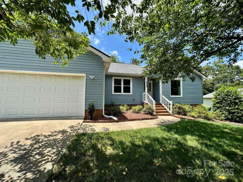 110 Log Barn Road, Salisbury, NC 28146.  MLS# CAR4282136, YatesRealty ID 28692. GREAT SHADE TREES!