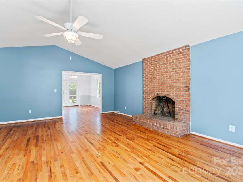 110 Log Barn Road, Salisbury, NC 28146.  MLS# CAR4282136, YatesRealty ID 28692. LOVING ROOM FLOWS TO DINING ROOM