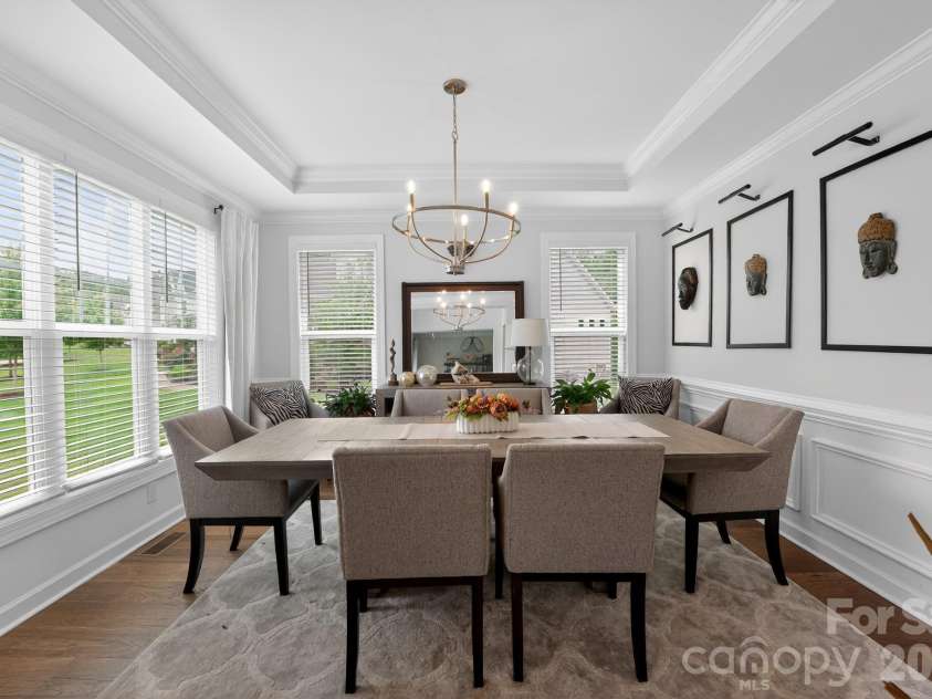 8529 Raven Top Drive, Mint Hill, NC 28227.  MLS# CAR4390463, YatesRealty ID 28692. Dining area