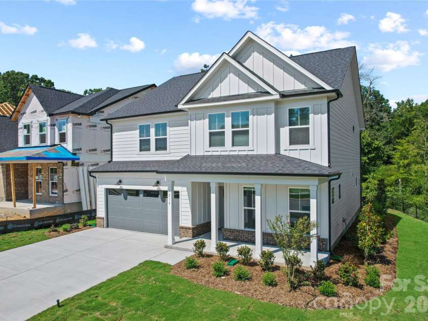 1210 Chasity Trails Court, Matthews, NC 28104.  MLS# CAR4387944, YatesRealty ID 28693. Front exterior
