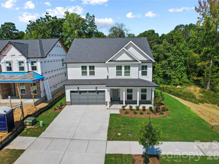1210 Chasity Trails Court, Matthews, NC 28104.  MLS# CAR4387944, YatesRealty ID 28693. Front exterior