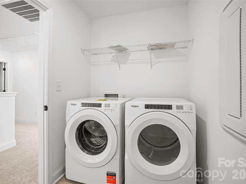 1210 Chasity Trails Court, Matthews, NC 28104.  MLS# CAR4387944, YatesRealty ID 28693. Laundry