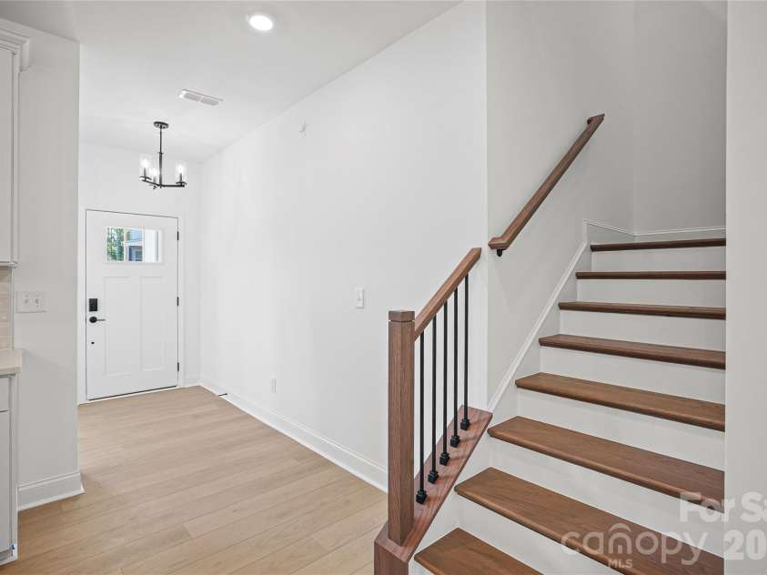 1210 Chasity Trails Court, Matthews, NC 28104.  MLS# CAR4387944, YatesRealty ID 28693. Stairs
