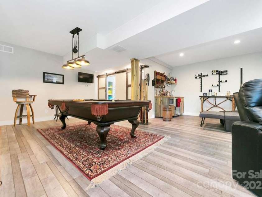 1315 Glen Cannon Drive, Pisgah Forest, NC 28768.  MLS# CAR4282131, YatesRealty ID 28696. Recreation Room
