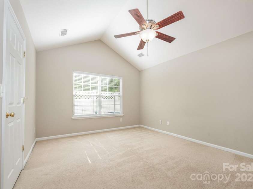 11921 Lambert Bridge Drive, Charlotte, NC 28270.  MLS# CAR4282578, YatesRealty ID 28698. Primary Bedroom on Main Floor