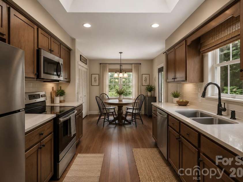 636 Goldview Drive, Hendersonville, NC 28791.  MLS# CAR4421812, YatesRealty ID 28699. Virtual Staging