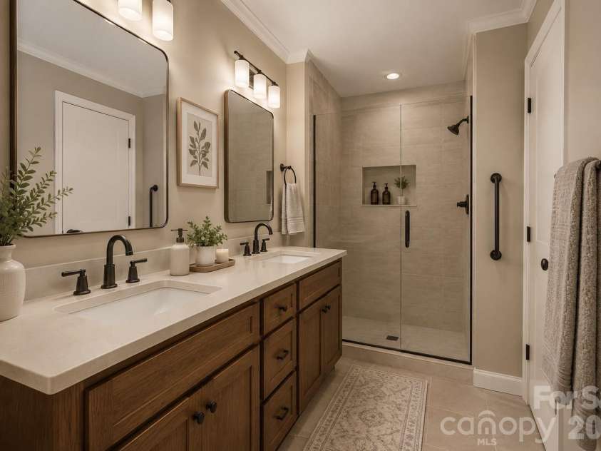 636 Goldview Drive, Hendersonville, NC 28791.  MLS# CAR4421812, YatesRealty ID 28699. Virtual Staging