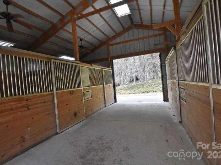111 Springwood Drive, Valdese, NC 28690.  MLS# CAR4232426, YatesRealty ID 2870. 4-stall barn with Tack Room