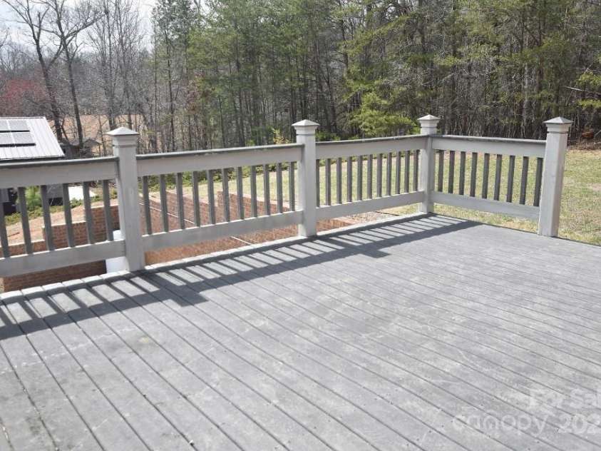 111 Springwood Drive, Valdese, NC 28690.  MLS# CAR4232426, YatesRealty ID 2870. Deck