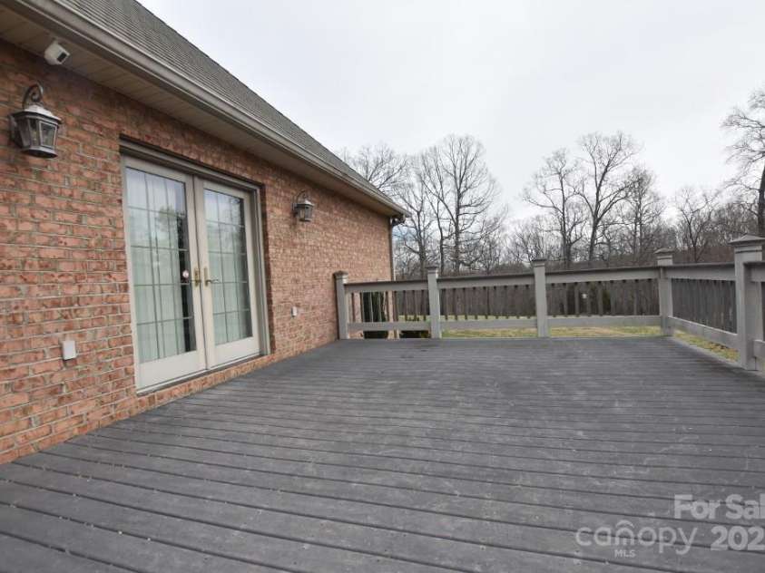 111 Springwood Drive, Valdese, NC 28690.  MLS# CAR4232426, YatesRealty ID 2870. Deck