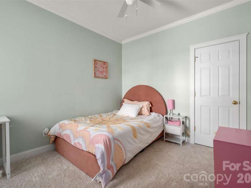 2009 Oakstone Drive, Monroe, NC 28110.  MLS# CAR4389615, YatesRealty ID 28705. Bedroom 3