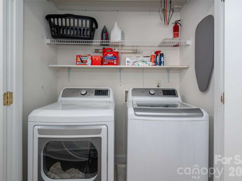 2009 Oakstone Drive, Monroe, NC 28110.  MLS# CAR4389615, YatesRealty ID 28705. Laundry Closet