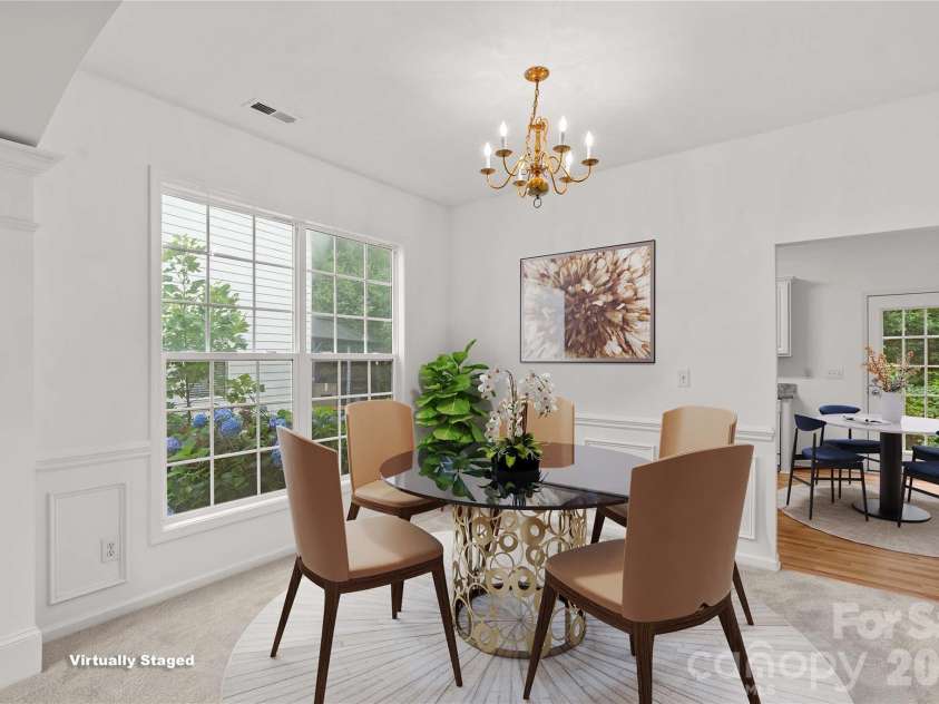 167 Autry Avenue, Mooresville, NC 28117.  MLS# CAR4389429, YatesRealty ID 28713. Virtually staged breakfast area