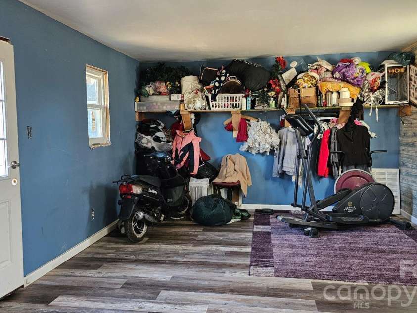453 Parker Circle, Norwood, NC 28128.  MLS# CAR4284785, YatesRealty ID 28714. Interior of outbldg 