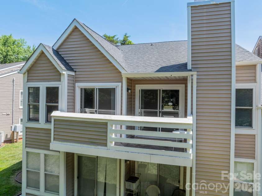 9605 Vinca Circle, Charlotte, NC 28213.  MLS# CAR4385047, YatesRealty ID 28719. Building exterior with private balconies