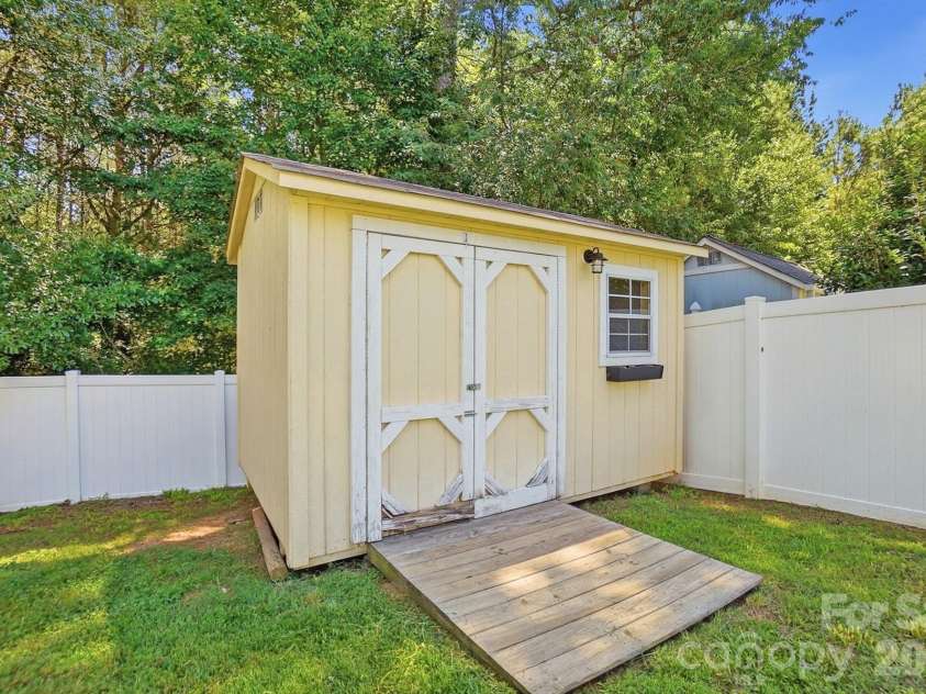 7095 Sonja Drive, Clover, SC 29710.  MLS# CAR4350064, YatesRealty ID 28721. Shed and more