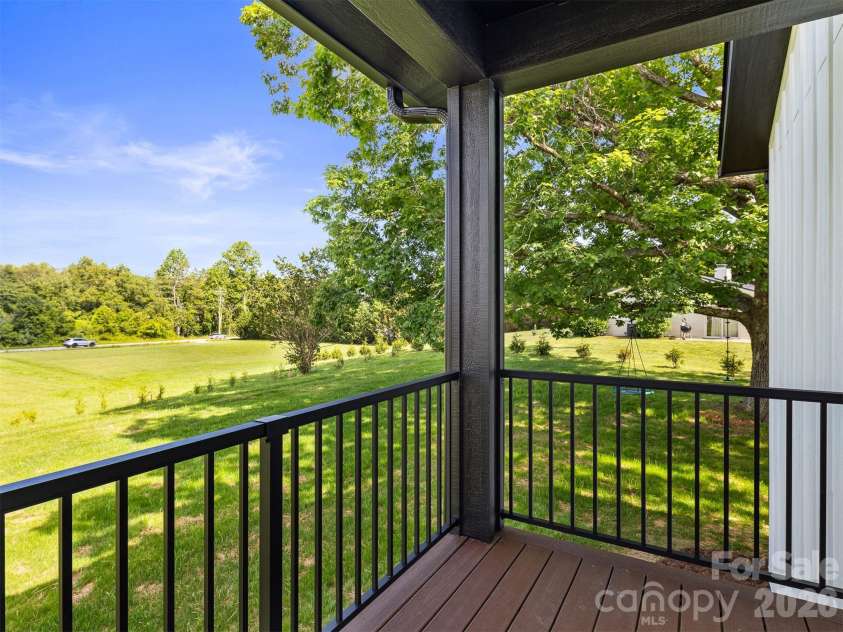 45 Klimovych Road, Hendersonville, NC 28792.  MLS# CAR4390237, YatesRealty ID 28727. BACK PORCH