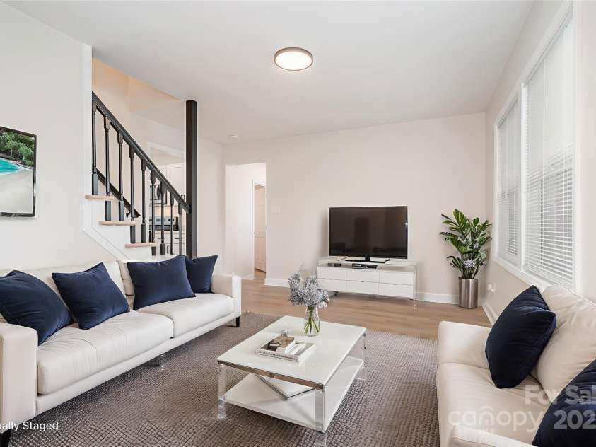 5813 Allenstown Drive, Charlotte, NC 28215.  MLS# CAR4296569, YatesRealty ID 2873. Virtually Staged Living Second Living Area