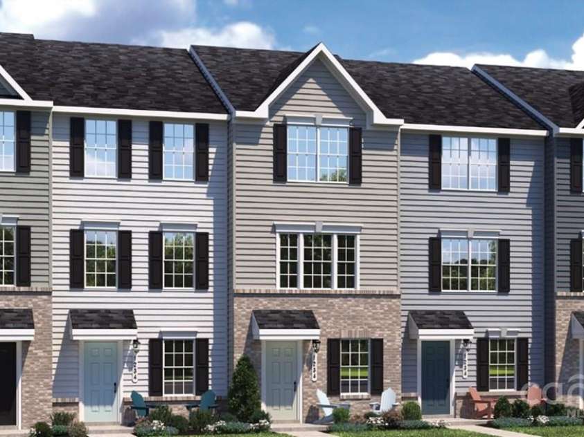 8017 District Drive, Charlotte, NC 28213.  MLS# CAR4280319, YatesRealty ID 28732. Spencer E townhomes. Elevations vary.  To be built.  Illustrative purposes only