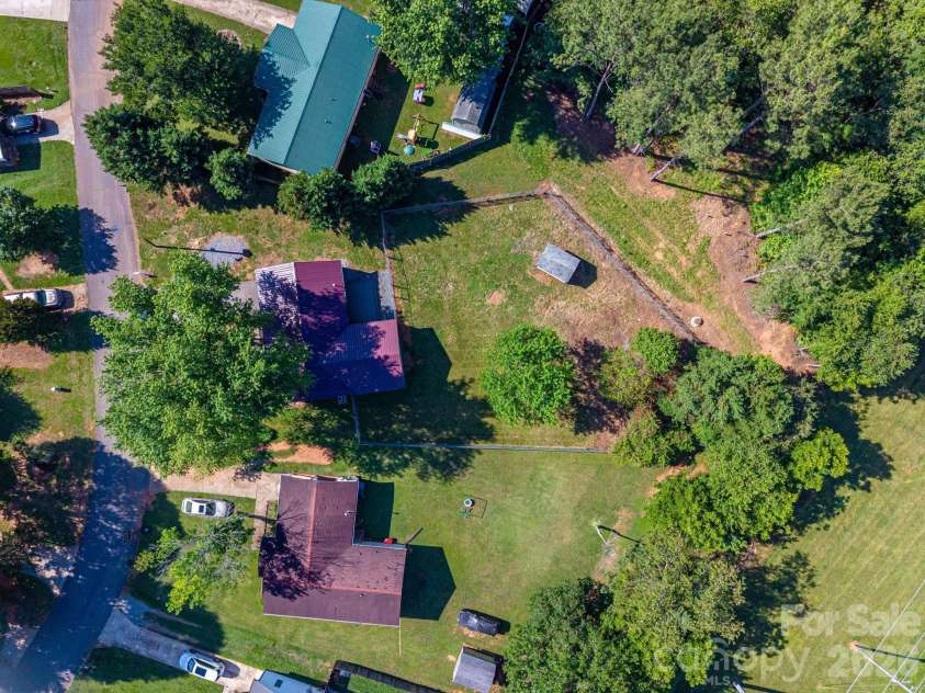 412 Forest Drive, Maiden, NC 28650.  MLS# CAR4389882, YatesRealty ID 28737. Aerial View Overhead