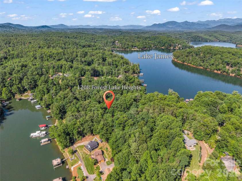 1208 Forest Lake Heights Drive, Nebo, NC 28761.  MLS# CAR4391065, YatesRealty ID 28742. 