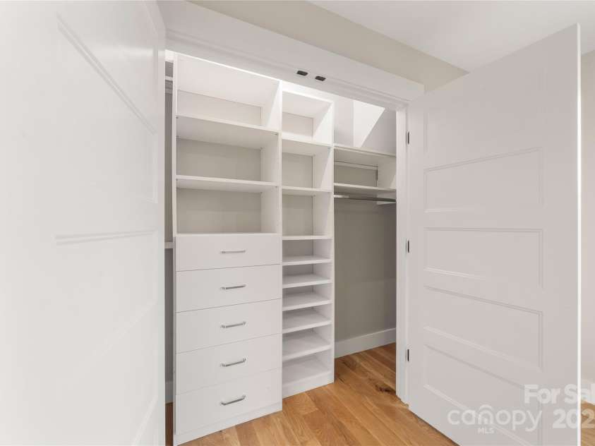 233 Westridge Farm Road, Asheville, NC 28804.  MLS# CAR4266061, YatesRealty ID 28764. Upper Bedroom Closet