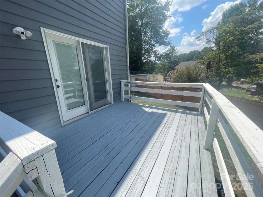 4548 Tree Haven Court, Gastonia, NC 28056.  MLS# CAR4286323, YatesRealty ID 28766. Deck to House