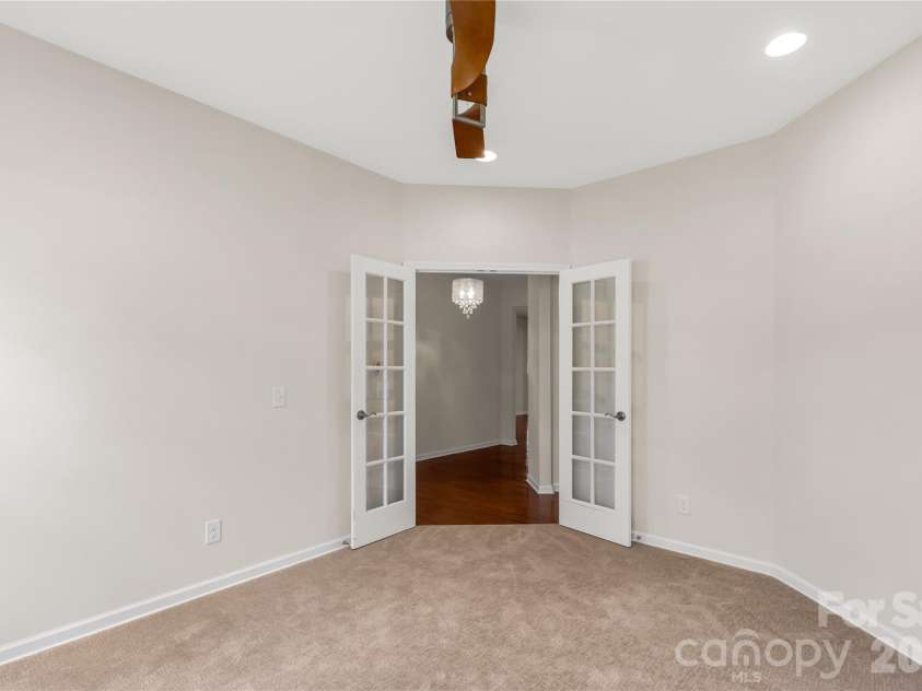 1079 Falling Leaf Street, Indian Land, SC 29707.  MLS# CAR4313558, YatesRealty ID 28772. Office with french doors