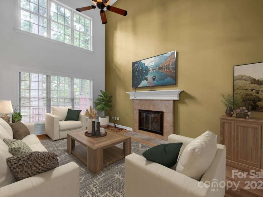 5138 Foxbriar Trail, Charlotte, NC 28269.  MLS# CAR4277811, YatesRealty ID 28778. Virtually staged