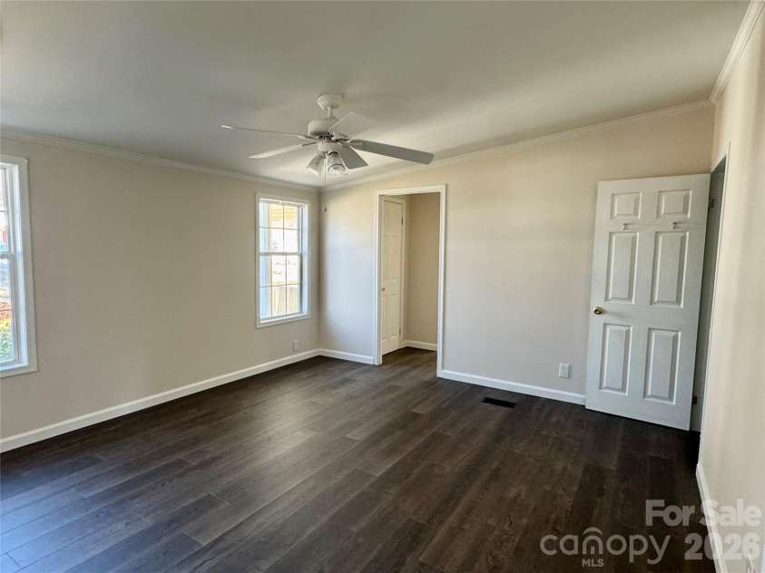 436 Riverwind Drive, Hendersonville, NC 28739.  MLS# CAR4219955, YatesRealty ID 2879. Primary bedroom