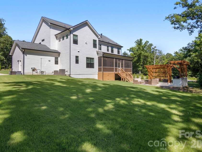 228 Herd Path Court, Clover, SC 29710.  MLS# CAR4387418, YatesRealty ID 28790. Back of house